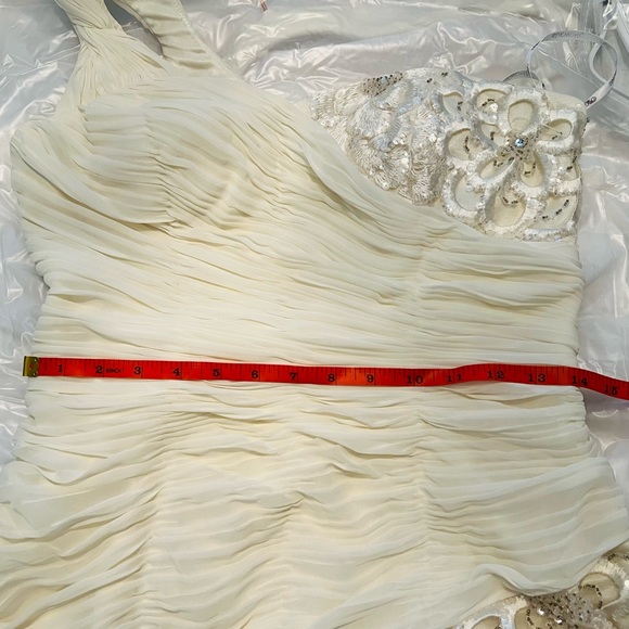 Sue Wong Ivory Cocktail Dress - Picture 15 of 17